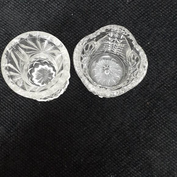 Vintage toothpick holders - Lot of 5 crystal/glass - Picture 6 of 10